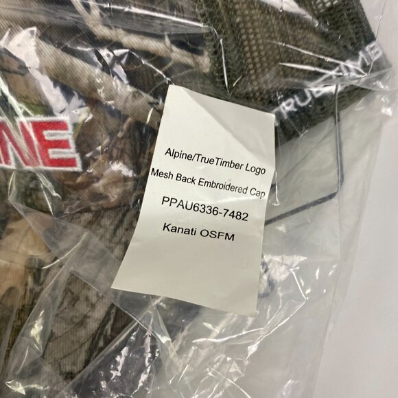 Alpine Lager Beer Camo Snapback Hat Cap Camouflage True Timber New in Bag - Picture 3 of 11